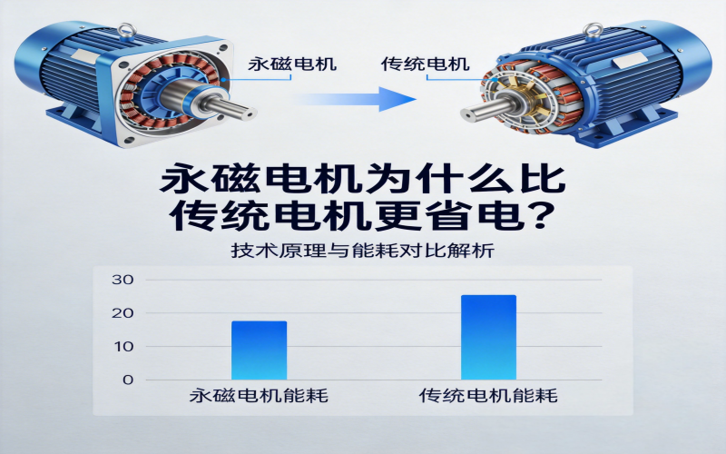 永磁电机为什么比传统电机更省电？